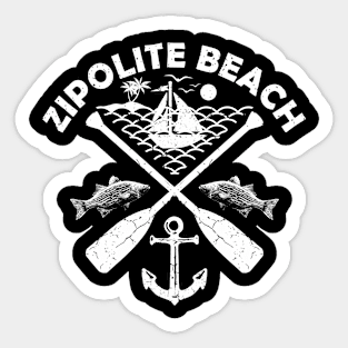 Zipolite Beach, Mexico, Boat Paddle Sticker